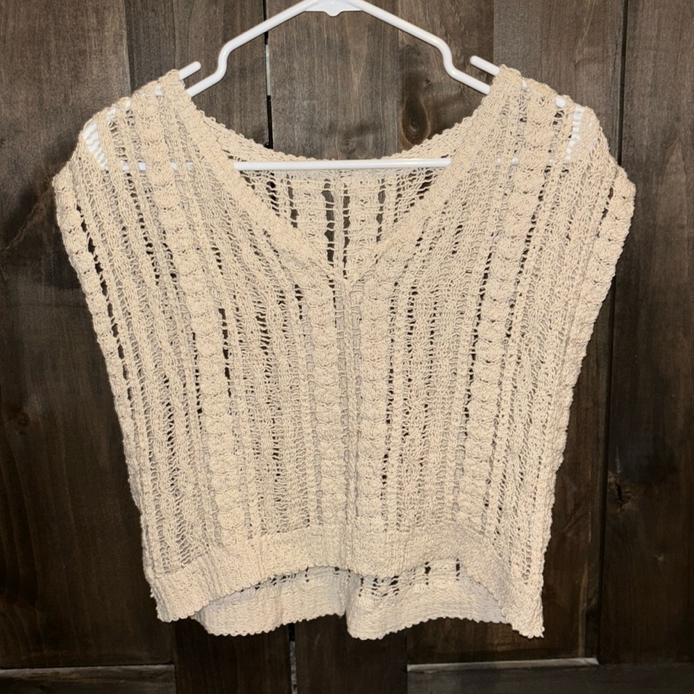 Crocheted vest